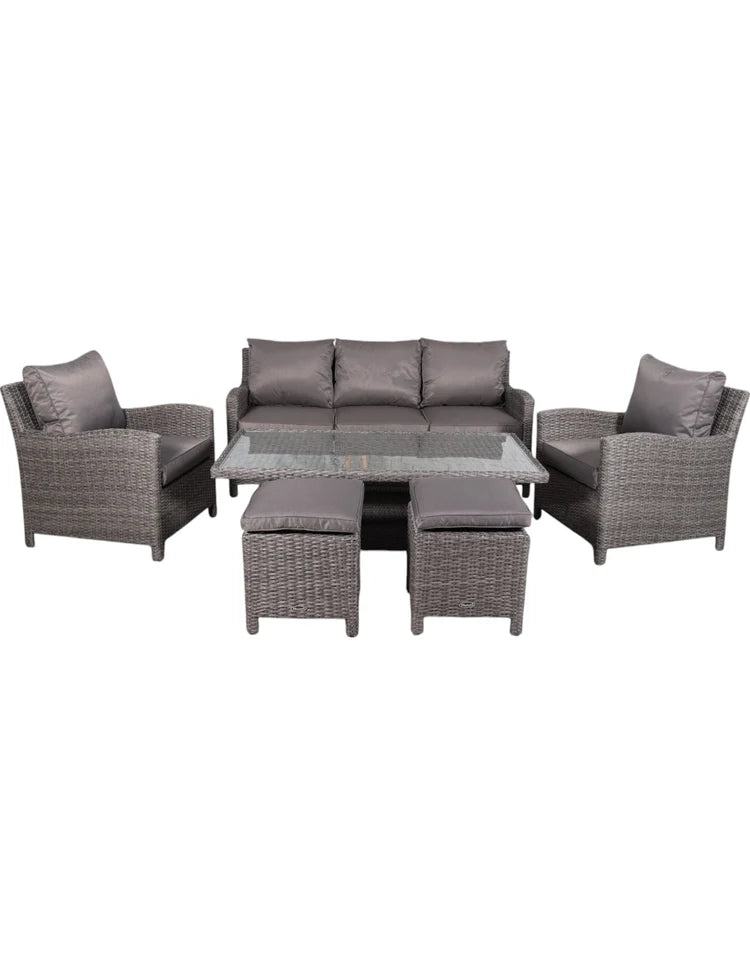 Paris 7 Seater Deluxe Sofa Dining Set