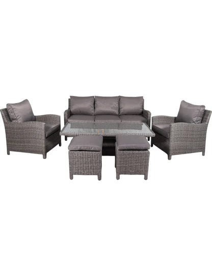 Paris 7 Seater Deluxe Sofa Dining Set