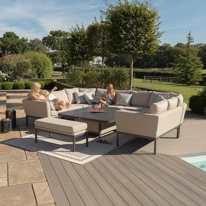 Homeflair – Outdoor Fabric Pulse Square Corner Dining Set
