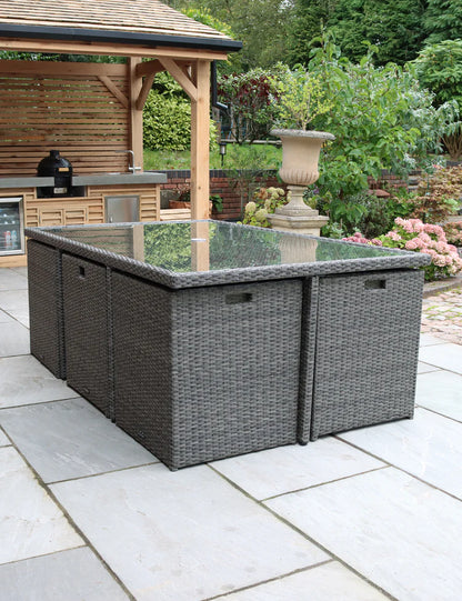 Paris 10 Seater Cube Dining Set