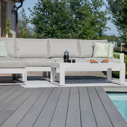 Homeflair – Amalfi Chaise Aluminium Sofa Set