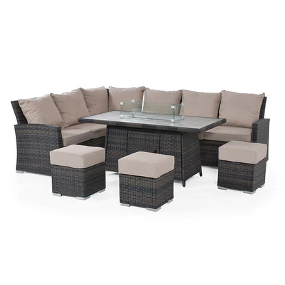 Homeflair - Kingston Corner Rattan Dining Set