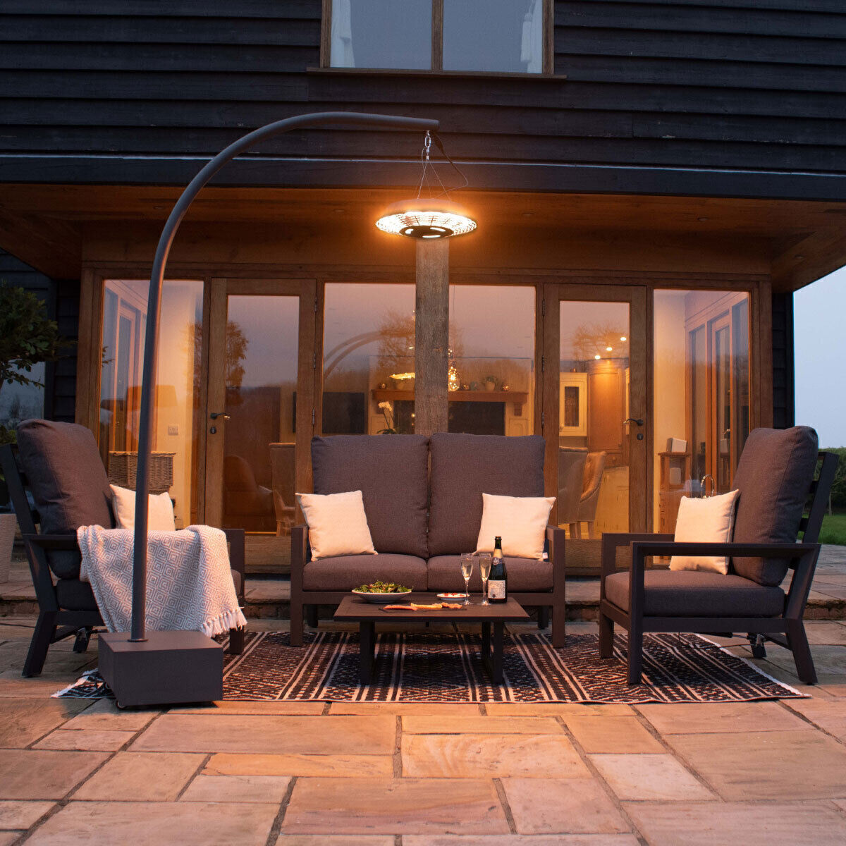 Homeflair -2000W Helio Overhang Electric Patio Heater