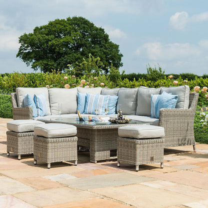 Homeflair - Oxford Rattan Corner Dining Set