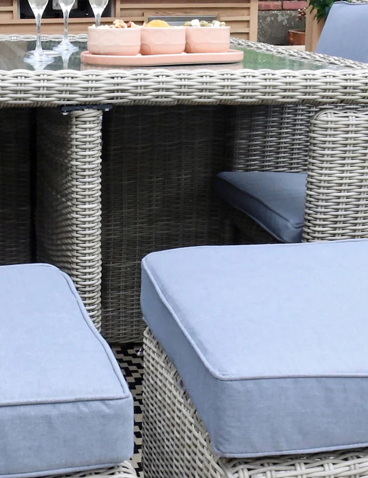 Wentworth 8 Seater Cube Dining Set