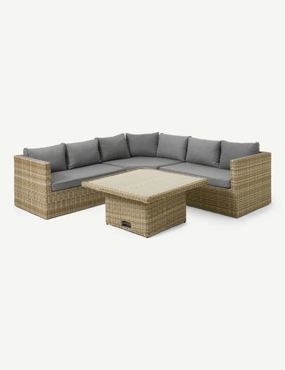 Wentworth 6 Seater Adjustable Corner Lounging Set
