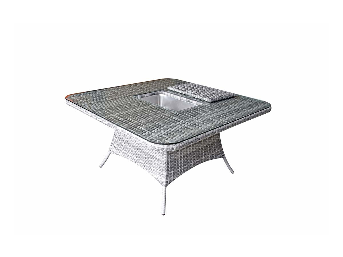 Signature Weave - SARAH Corner Dining in Grey | SARA0167