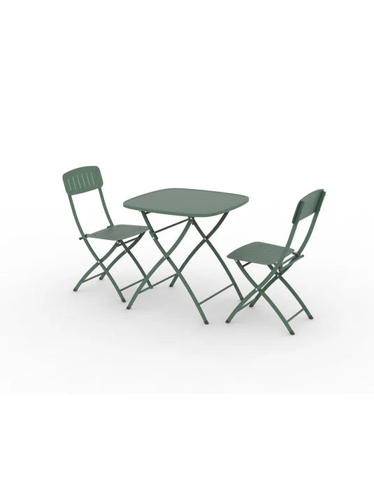 Venice 2 Seater Folding Bistro Set in Olive
