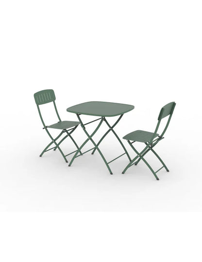 Venice 2 Seater Folding Bistro Set in Olive