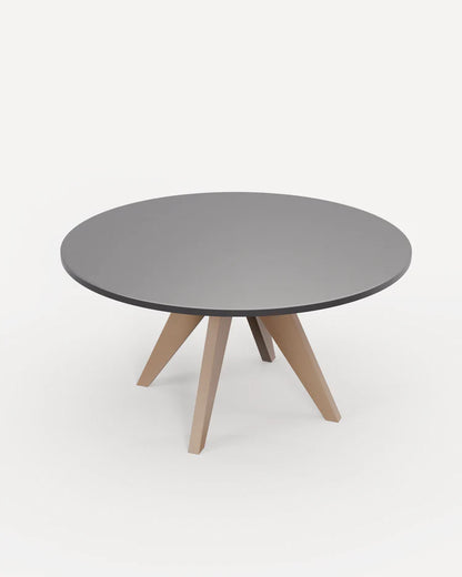 Luna 6 Seater Concrete Dining Set with Roma Stacking Chairs