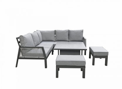 Rattan Corner Sofa with 2 Benches and Lift Table | Bettina | Bett0361_0475