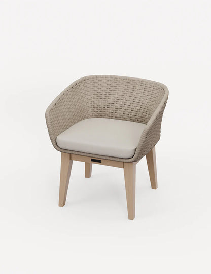 Jupiter 6 Seater Round Conical Dining Set with Roma Dining Chairs