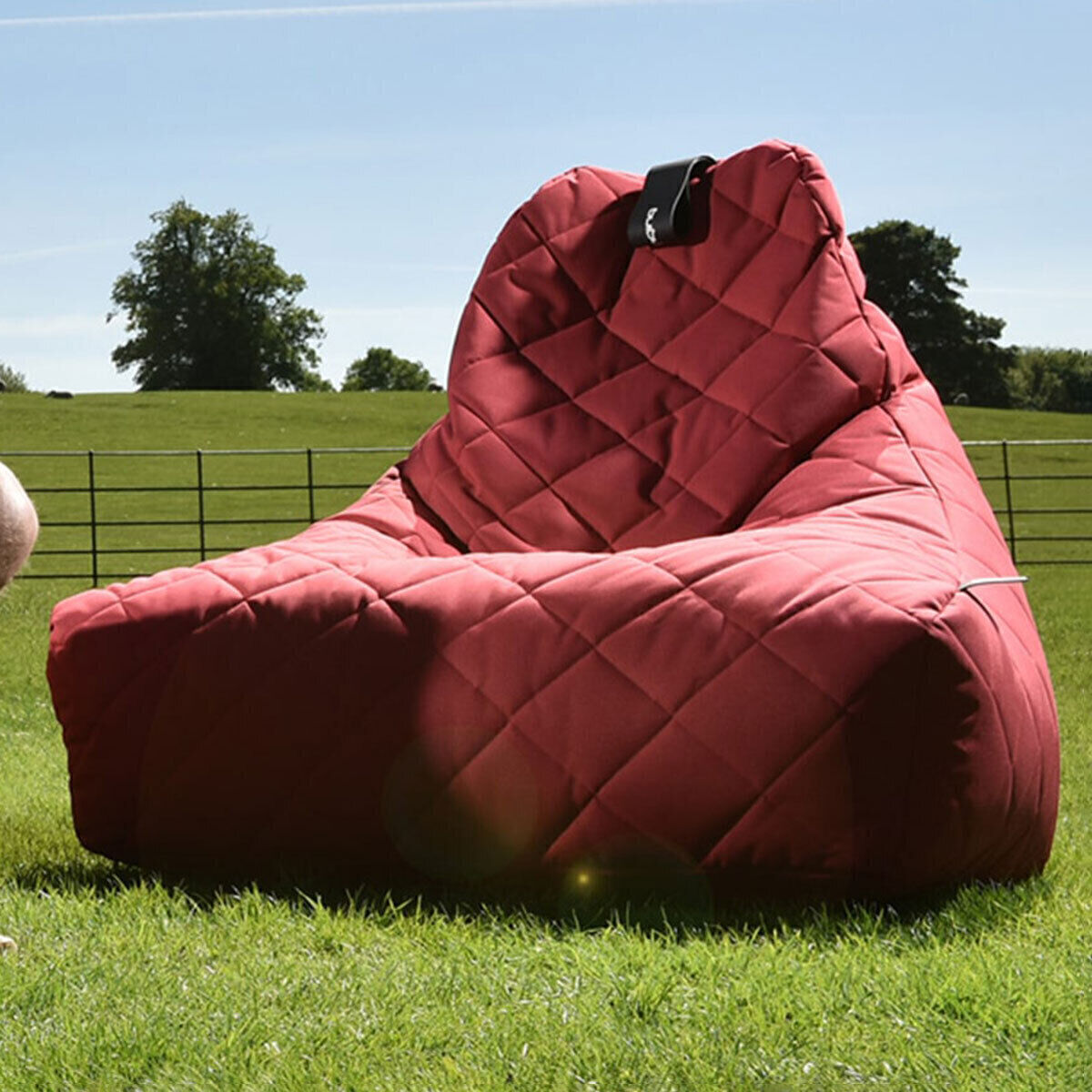 Homeflair - Outdoor Mighty Bean Bag - Red