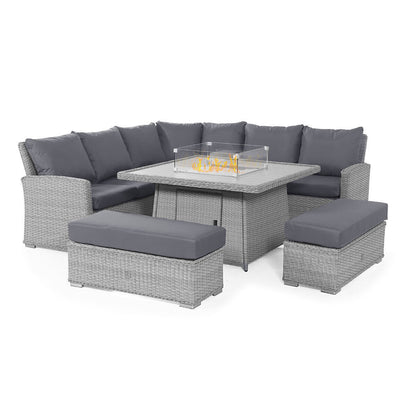 Homeflair - Ascot Deluxe Rattan Corner Dining Set
