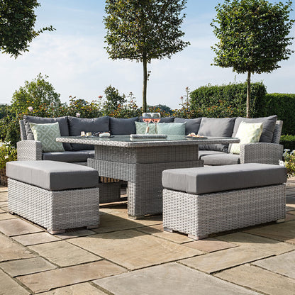 Homeflair - Ascot Deluxe Rattan Corner Dining Set