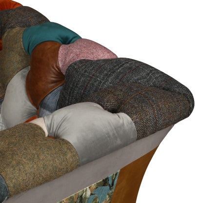 Rutland Patchwork 2 Seater Sofa | Vintage