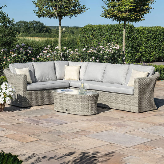 Homeflair - Oxford Large Rattan Corner Sofa Set