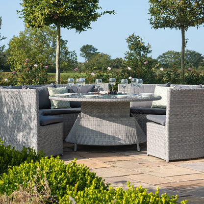 Homeflair - Ascot Round Rattan Sofa Dining Set