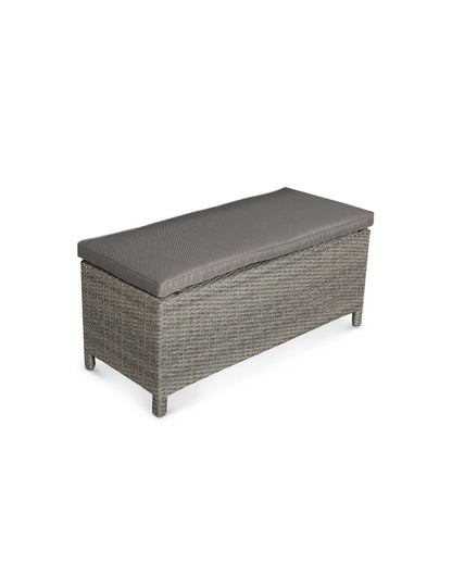 Paris 8 Seater Deluxe Modular Corner Dining & Lounging Set with Rectangular Fire Pit Table