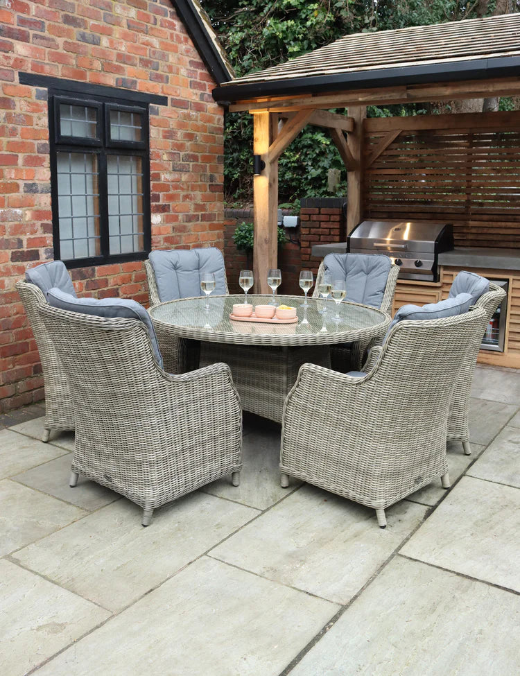 Wentworth 6 Seater Comfort Dining Set