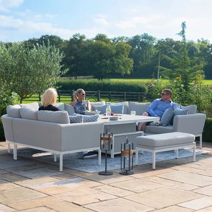 Homeflair – Outdoor Fabric Pulse Square Corner Dining Set