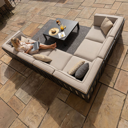 Homeflair - Outdoor Fabric Ibiza Medium Corner Sofa Set