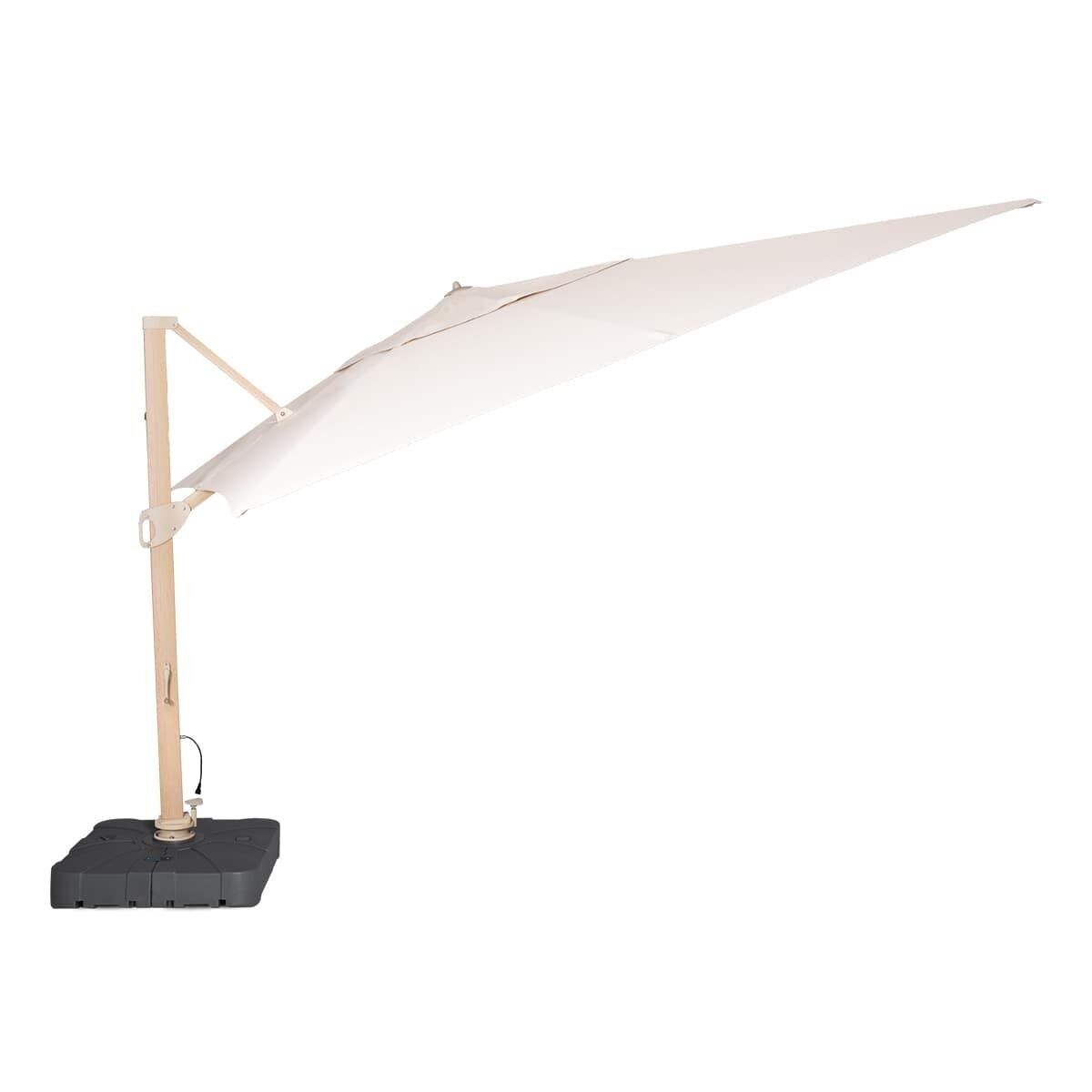 Homeflair - Artemis 3m x 4m Rectangular Rotating Cantilever Parasol