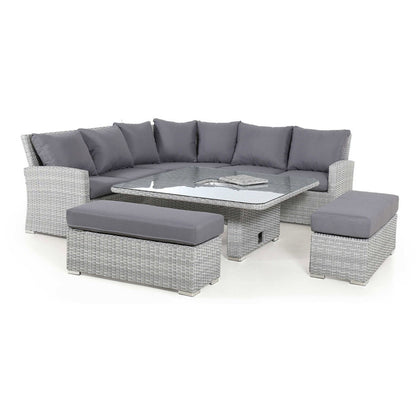 Homeflair - Ascot Deluxe Rattan Corner Dining Set