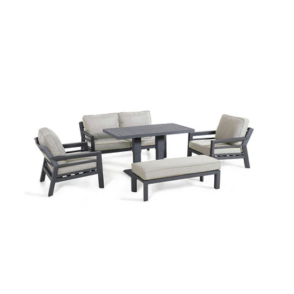 Homeflair - New York 2 Seat Aluminium Sofa Set