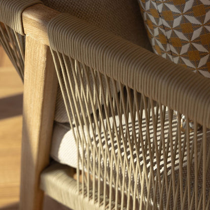 Homeflair - Martinique Rope Weave 2 Seat Sofa Set