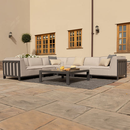 Homeflair - Outdoor Fabric Ibiza Medium Corner Sofa Set