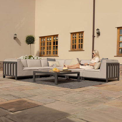 Homeflair - Outdoor Fabric Ibiza Medium Corner Sofa Set