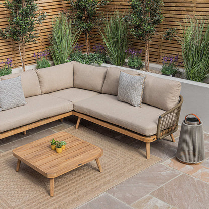 Maze Living - Bali Rope Weave Corner Sofa Set