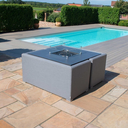 Homeflair -Outdoor Fabric Fuzion Cube Sofa Set