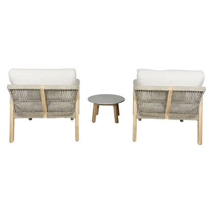 Homeflair - Martinique Rope Weave Double Sunlounger Set