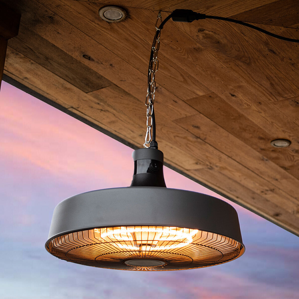 Homeflair -2100W Aurora Pendant Hanging Electric Patio Heater