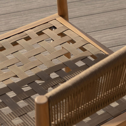 Homeflair - Porto Rope Weave 2 Seat Sofa Set