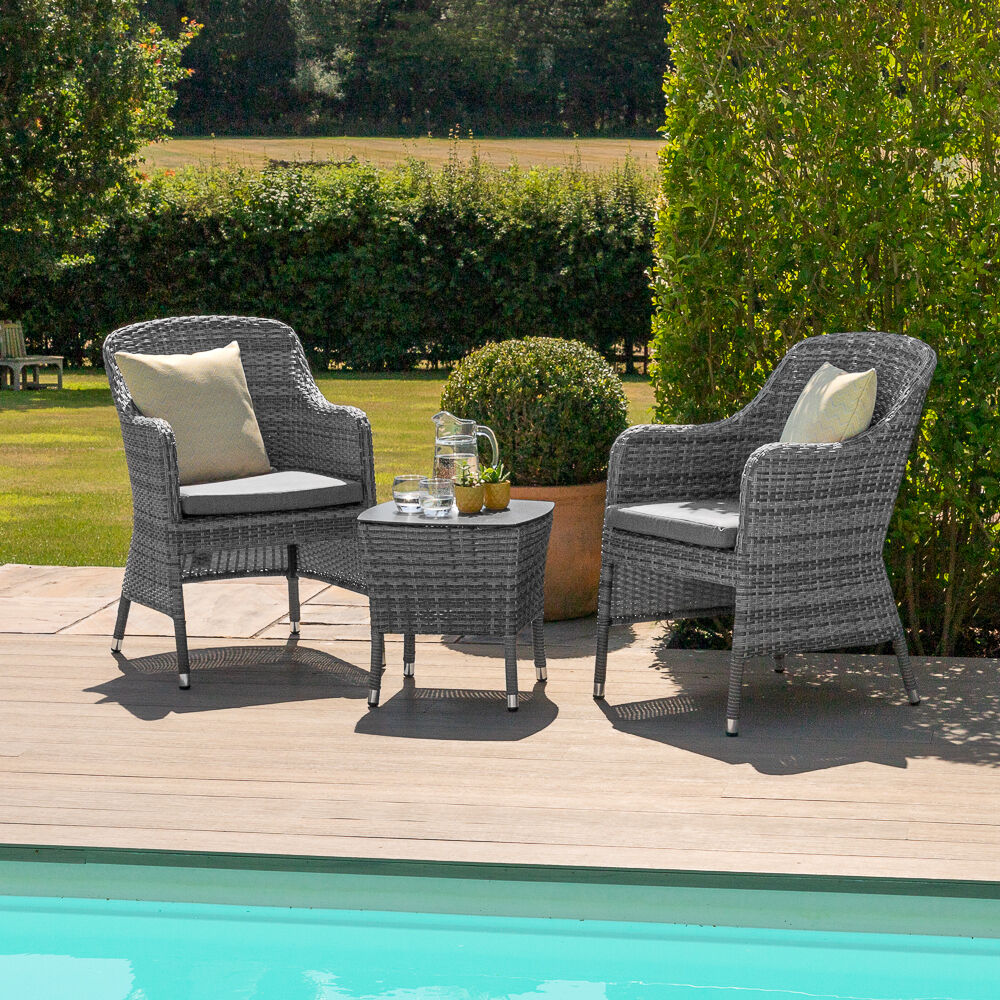Homeflair - Santorini Rattan Bistro Set