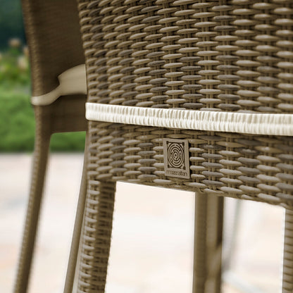 Homeflair -Winchester 6 Seater Round Rattan Bar Set