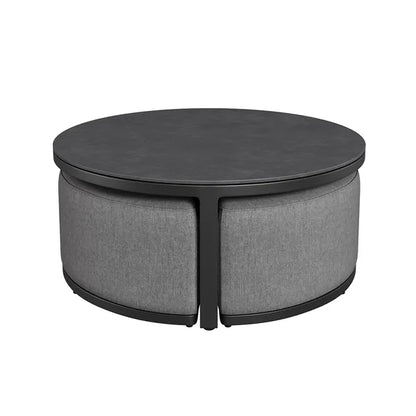 Homeflair -Outdoor Fabric Round Coffee Table