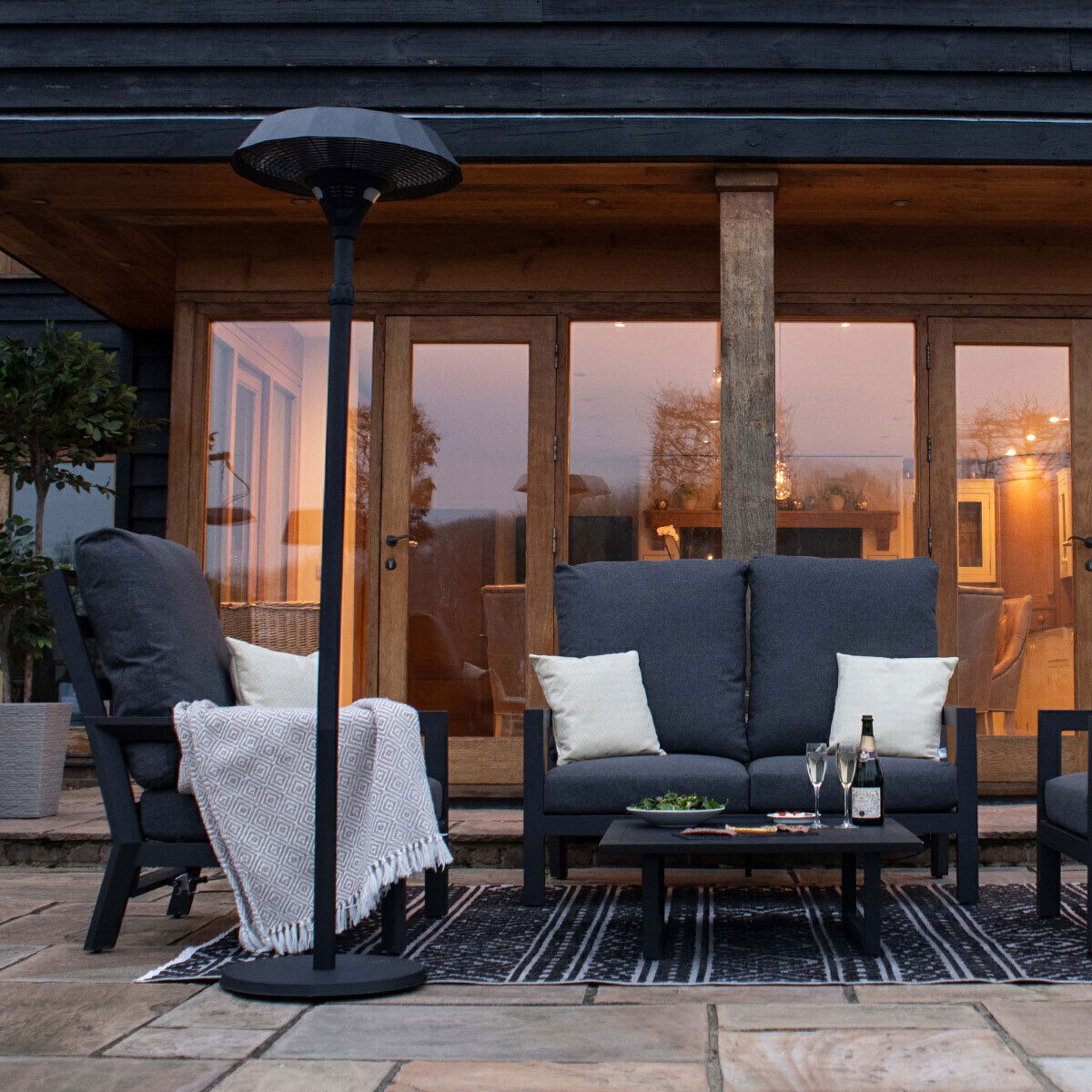 Homeflair -2100W Helio Freestanding Electric Patio Heater