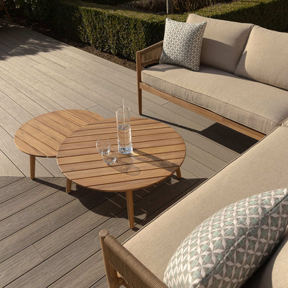 Homeflair - Porto Rope Weave Corner Sofa Set