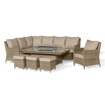 Homeflair - Winchester Corner Rattan Dining Set