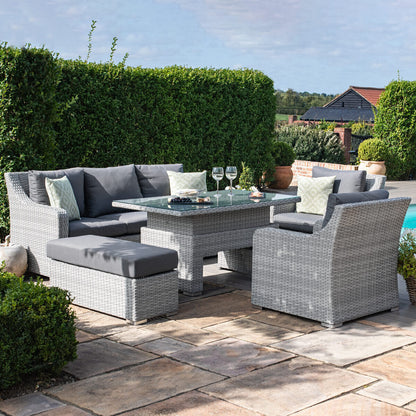 Homeflair - Ascot Rattan Sofa Dining Set