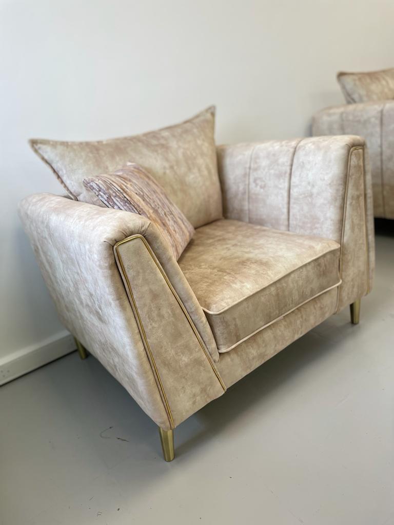 Modular Bespoke Vivo Fabric Sofa Collection | Red Rose