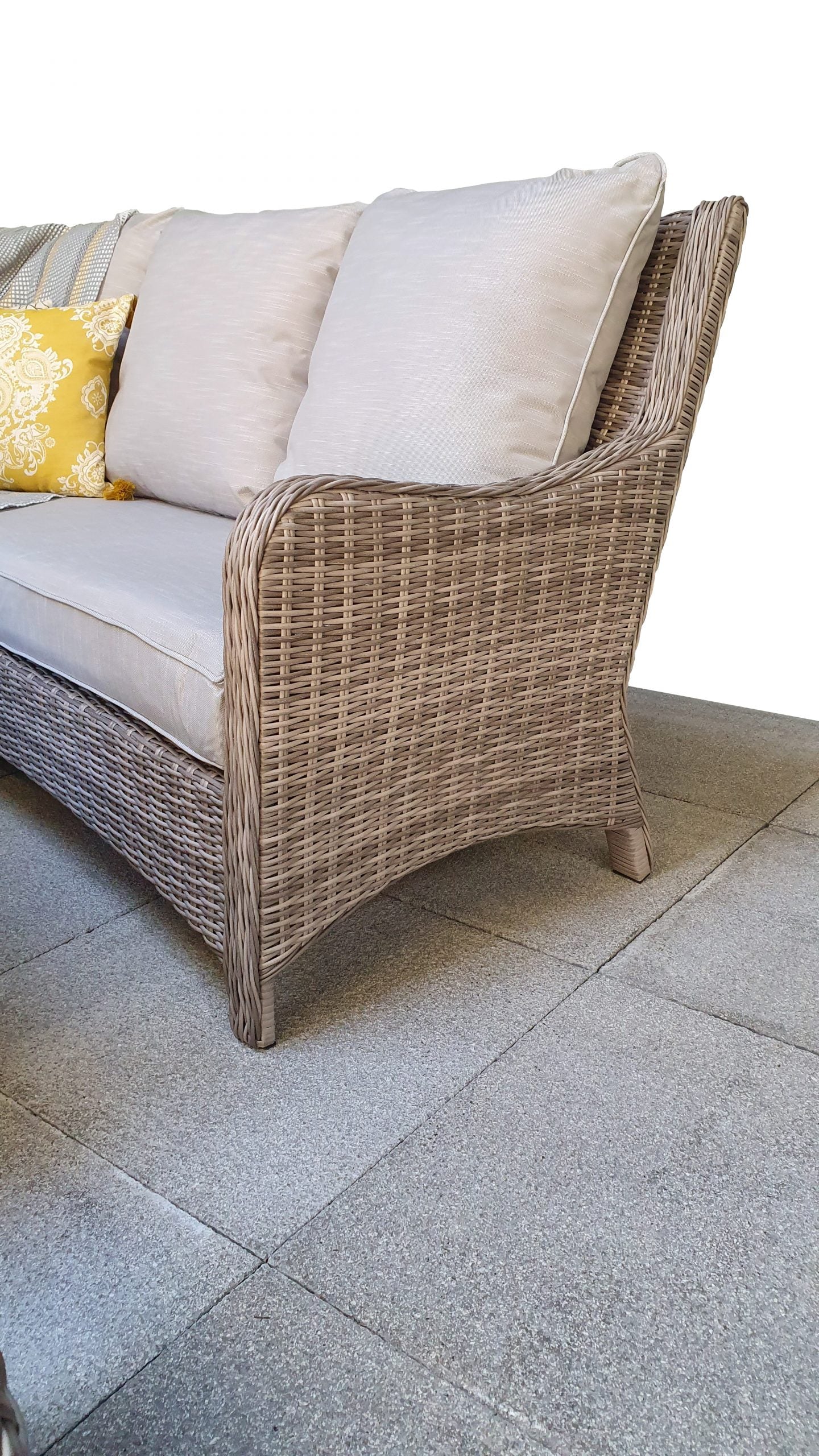 Rattan Corner Dining Sofa with Lift Table | Alexandra | Alex0315
