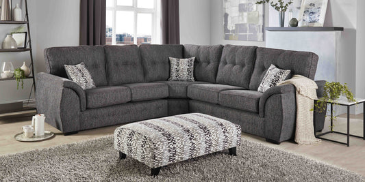 Modular Bespoke Ashley Fabric Sofa Collection | Red Rose