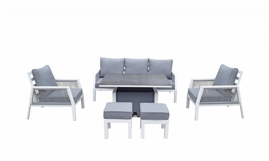 Signature weave -Bettina Rattan 3 Seater Sofa + 2 chairs with Lift Table Set | Bett0359