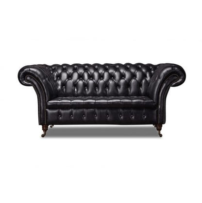 Collingwood Leather 3 Seater Chesterfield Sofa | Arnie