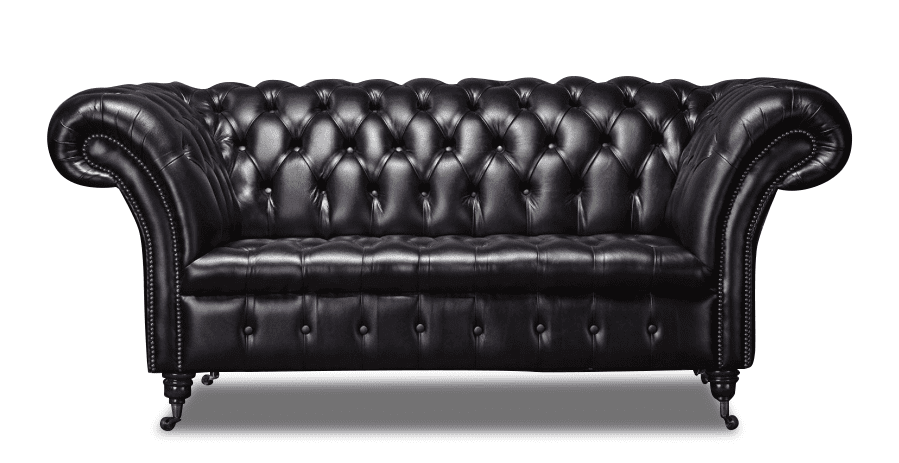 Collingwood Leather 2 Seater Chesterfield Sofa | Homeflair | Arnie